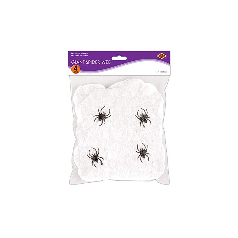 FR Giant Spider Web (white; 4 - 2 spiders included)