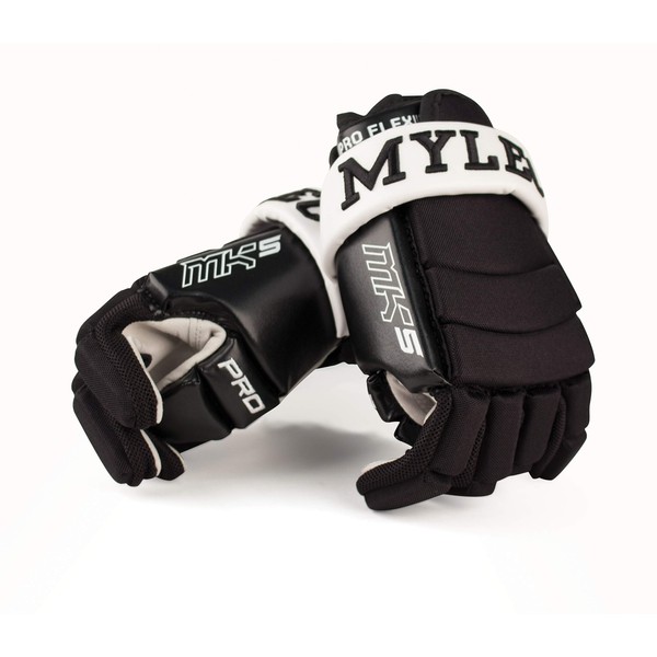 Mylec Mk5 Pro Player Glove - Lightweight Classic 3-Roll Design with Enhanced Grip, Compatible with Hockey