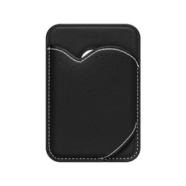 CASETiFY BioVeg Heart Wallet [Compatible with Magsafe] - Black