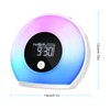 Uplayteck Light Alarm Clock with Bluetooth Speaker, Kids Alarm Clock