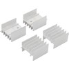 Audiofan Small Heatsink Aluminum Approx. 0.9 x 0.9 x 0.6