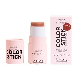 AHAL - Color Stick 3 en 1 - Tinta para labios, Blush e Iluminador (Contour Stick) - Con Aceite de Marula y Tapioca, Ingredientes Naturales para un Look Radiante y Fresco. (Fairy, 5g)
