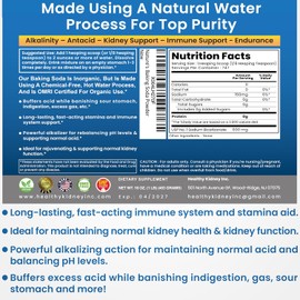 Nature’s Baking Soda Supplement Powder Organic Use Aluminum Free Better Than Baking Soda Tablets. No Chemicals Pure Powder for Health, Kidneys, Stomach & Wellness 1lb