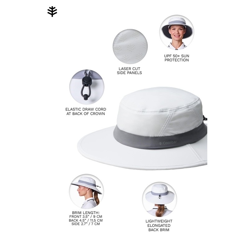 Performance Golf Hat with Wide Brim - UPF 50+ Sun