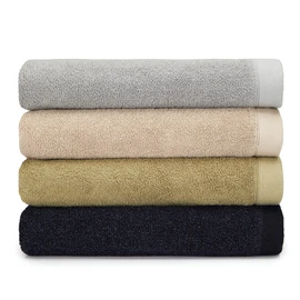 Drift Home - Grey Bath Towel (90 x 150cm) - Soft & Absorbent - 600GSM Premium Towel - Sustainable Cotton (BCI) - Recycled Bottles - Bathroom Towels in Grey - Bath Sheet/Gym Towel/Guest Towel