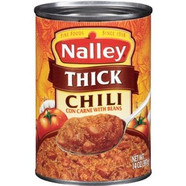 Nalley Thick Chili Con Carne with Beans, 14-ounce Cans (Pack of 16)