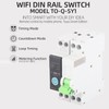 Smart WiFi Circuit Breaker with Metering Remote Control Timer Home