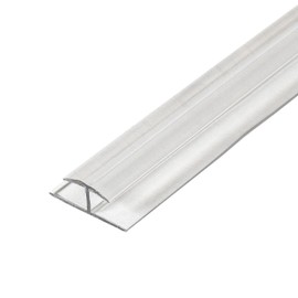 Outwater Plastic H Channel Fits Material 1/4 Inch Thick Clear Butyrate Divider Moulding 36 Inch Length (Pack of 4)