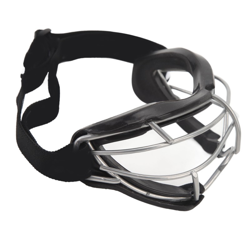 Lacrosse Goggles Silicone Ferroalloy Ergonomic Design Anti Slip Texture Hockey