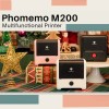 Phomemo M200 Label Maker Mini Bluetooth Thermal Printer Barcode POS