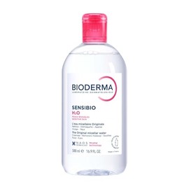 BIODERMA, Agua Micelar, Sensibio H2O, Desmaquillante para Piel Sensible, Calma y Reduce la Irritación, 500 ml