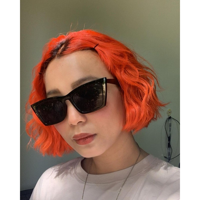 Crazy Color Vibrant Orange Semi-Permanent Hair Dye. Highly Pigmented Vibrant