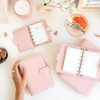Filofax Saffiano Organizer, Mini Size, Blush - Cross-Grain, Leather-Look, Five