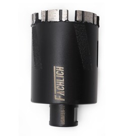 FACHLICH Diamond Core Drill Bits - 2-1/2" Granite Hole Saw 65mm Granite Drill Bits Laser Welded with 5/8-11 Thread for Dry Drilling Marble Concrete Granite Hole Saw