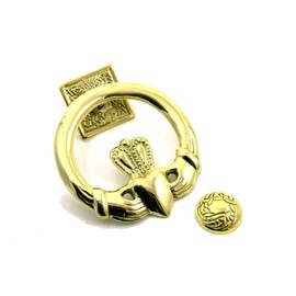 Large Brass Claddagh Door Knocker