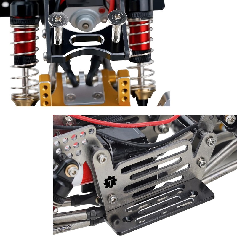 TCRC GR5 Titanium LCG Chassis Kit Frame Rail for Redcat