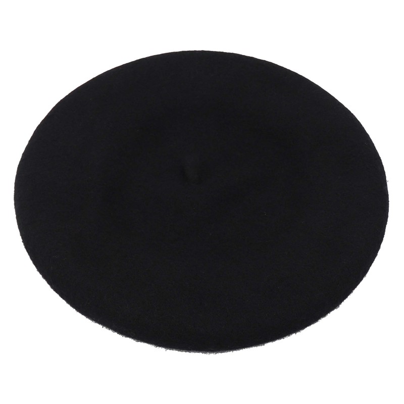 Umeepar Wool French Beret Hat Solid Color Winter Hat for