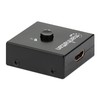 Manhattan Products 4K BI-Directional 2-Port HDMI Splitter/Switch, 4K@30Hz, Manual Selection,