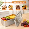 ANYPROLUS Bread Box Stainless Steel Bread Storage for Homemade Bread,