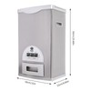 TITIDU Auto Rice Dispenser Rice Storage Container Stainless Steel Rice