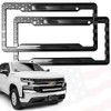 DillenCo Patriotic American Flag License Plate Frame Bracket. 3D Embossed