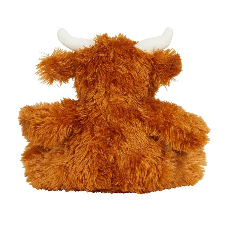 Mumbles Printme Highland Cow Plush Toy (26cm) (Brown)