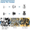 Pack of 60 Locking Pins, Metal Pin Keepers, Back Lock
