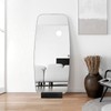 Uonlytech Wooden Floor Mirror Support Stand Anti-Skid Mirror Bracket Room