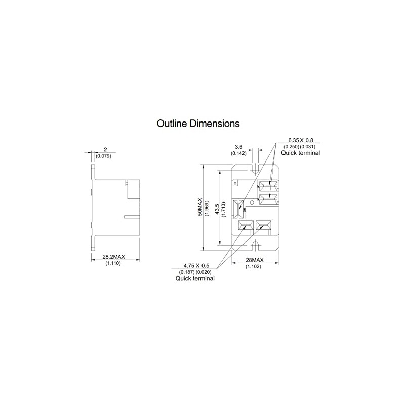 SONG CHUAN 832AW-1A-F-C1 12VDC 30A 250VAC General Purpose Power Relay