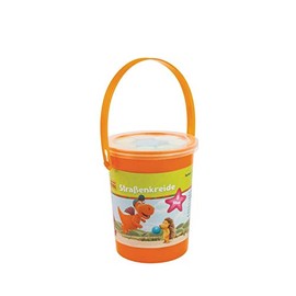 Der kleine Drache Kokosnuss - Straßenkreide: Set 8 Straßenkreiden in 5 Farben im Eimer