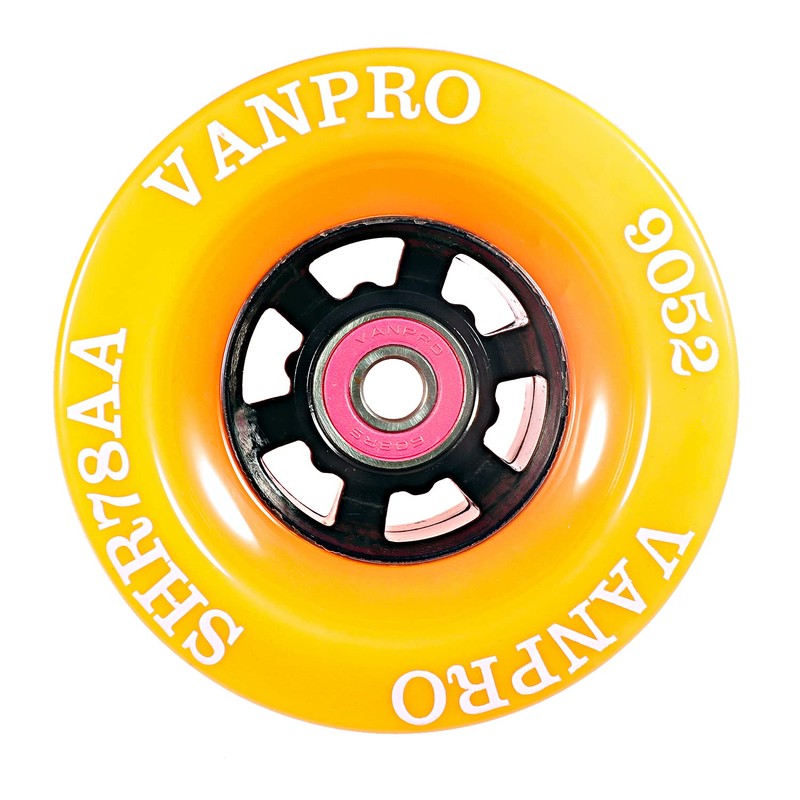 Vanpro Skateboard 608RS Bearing Suit, Double Metal Shielded Deep Groove
