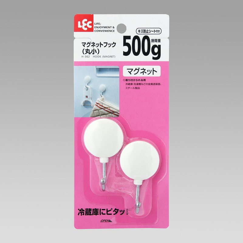 レック(LEC) マグネットフック 丸 (小) H-362