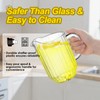 WELKOR 32 Oz Plastic Beer Pitcher Set,Commercial Grade Anti-Drip Restaurant