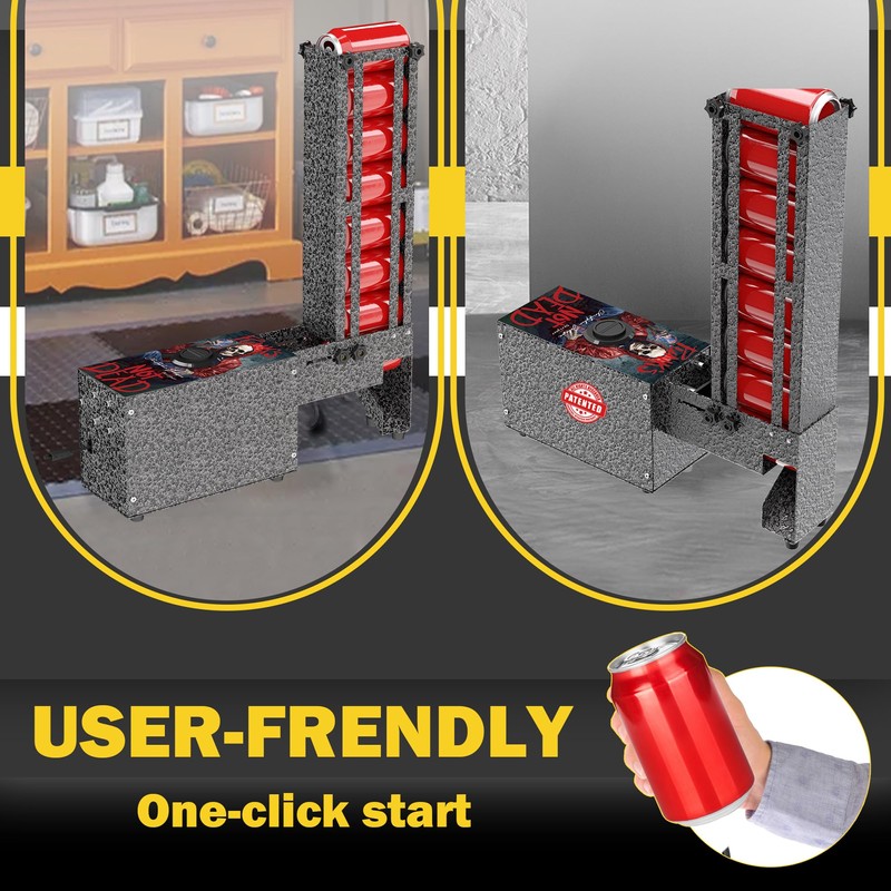 ATINY Electric Can Crusher with Hopper,Automatic Electric,Can Crushers Smashers for