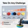 OFISPEED 9Pcs Buffing Polishing Pads Kit, 6 Inch Buffing Pads,