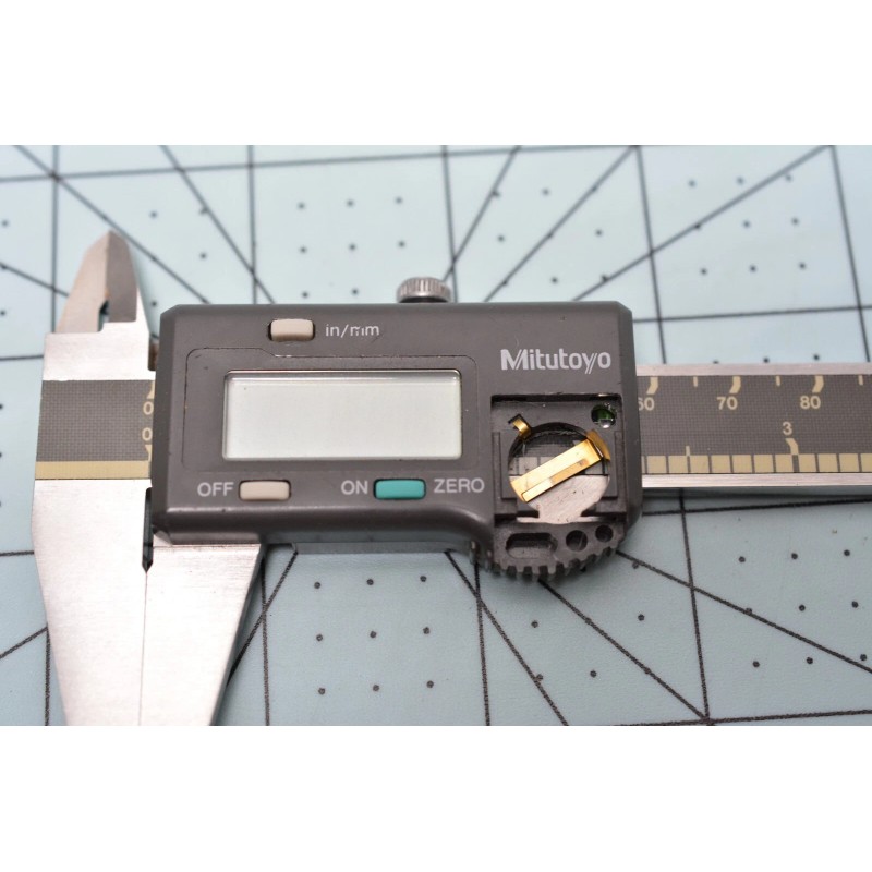Mitutoyo 500-133 CD-6"B Battery Lid Set + 2 Thumb Roller