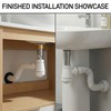 Universal Flexible Bottle Trap for Bathroom Sink Drain - 1-1/4