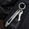 ainhue A39 Compact 3.9 Inches Stonewashed TC4 Titanium Pry Bar