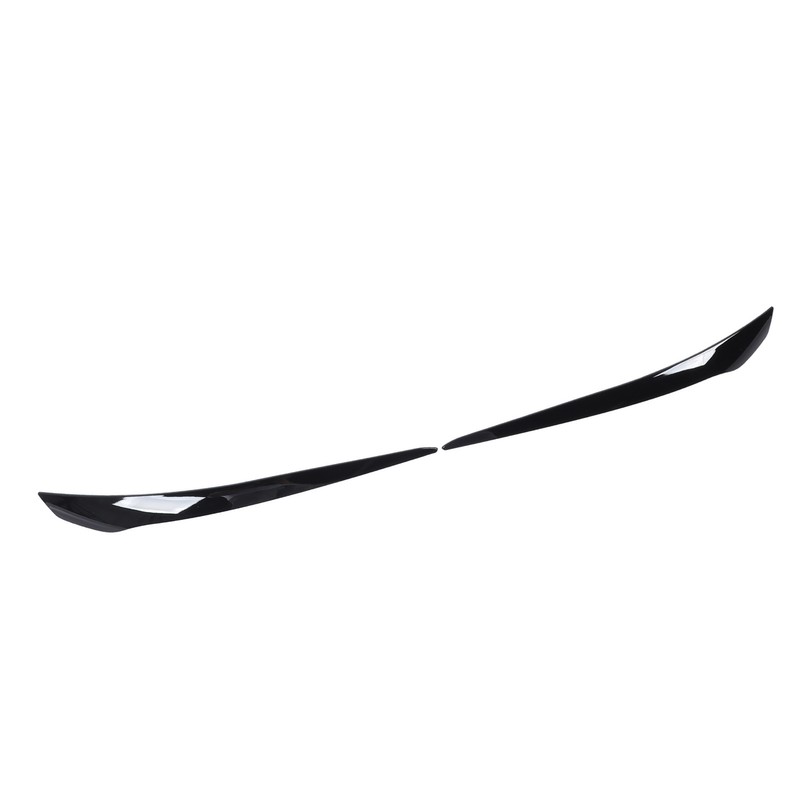 2 Pcs Headlight Eyebrow Headlamp Eyelid Cover Trim Frame Decal
