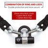 AKM Motorcycle Chain Lock 150cm/5ft Heavy Duty Bike Chain Lock