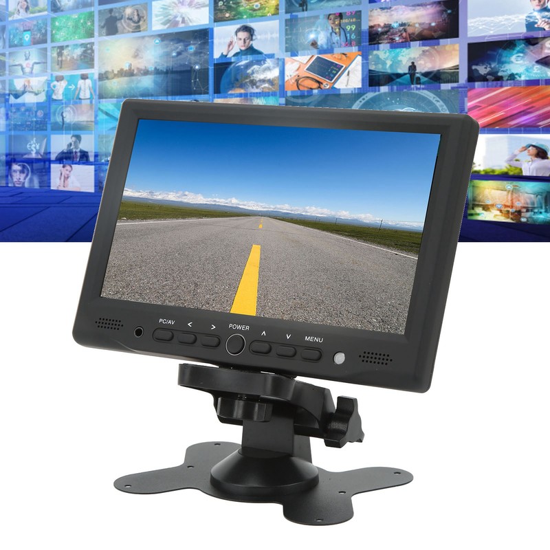 7in TFT LED Monitor VGA AV DC HD Multimedia Interface