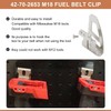 6 Pack 42-70-2653 M18 Fuel Belt Clip/Hook for Work Tool
