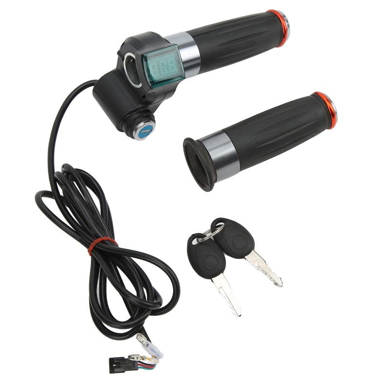Electric Bike Handlebar Throttle Twist Grip Plastic Twist Throttle Accelerator