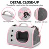 HTMCK Foldable Pet Carrier Bag – Breathable Soft-Sided Shoulder Travel