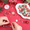 SUNNYCLUE 705Pcs Christmas Bead Kit Christmas Enamel Charms Xmas Charms