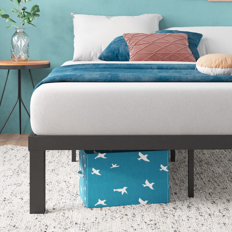 Zinus Quick Lock 14 Inch Metal Platform Bed Frame/Mattress Foundation/No