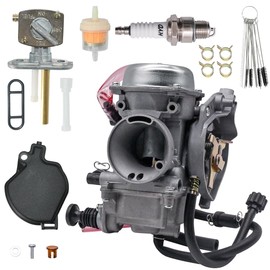 JDLLONG JDLLONG KVF400 Carburetor For Kawasaki Prairie 400 KVF400 1998 Bayou 400 KLF400 KLF 400 1993 1994 1995 Carb 15003-1446 15003-1282