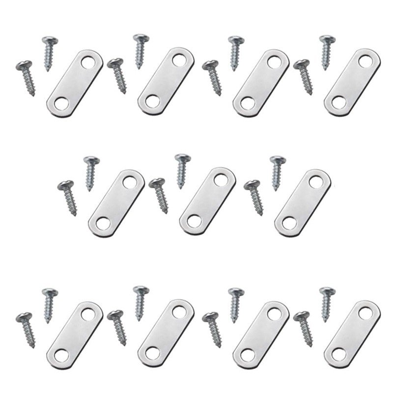 10 Pack Flat (0/0") Offset with 20 pcs 6 X