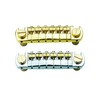 Guyker Guitar Wraparound Bridge Adjustable Stoptail with Brass Saddles &