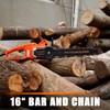 16-Inch Electric Chain Saw Side Motor Corded Electric Chainsaw with